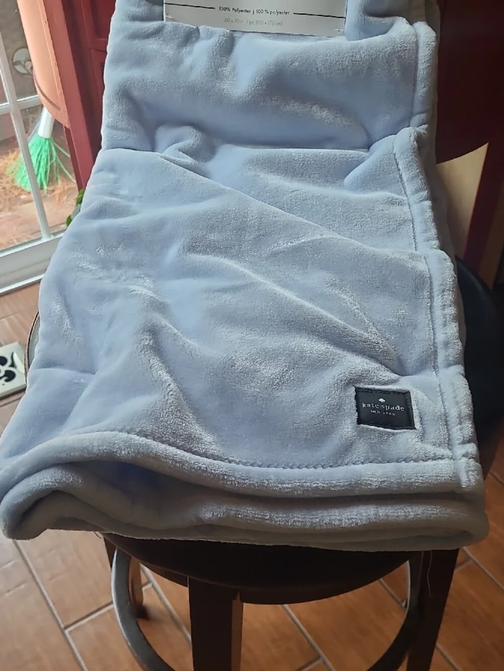 Kate Spade Plush Throw Blanket